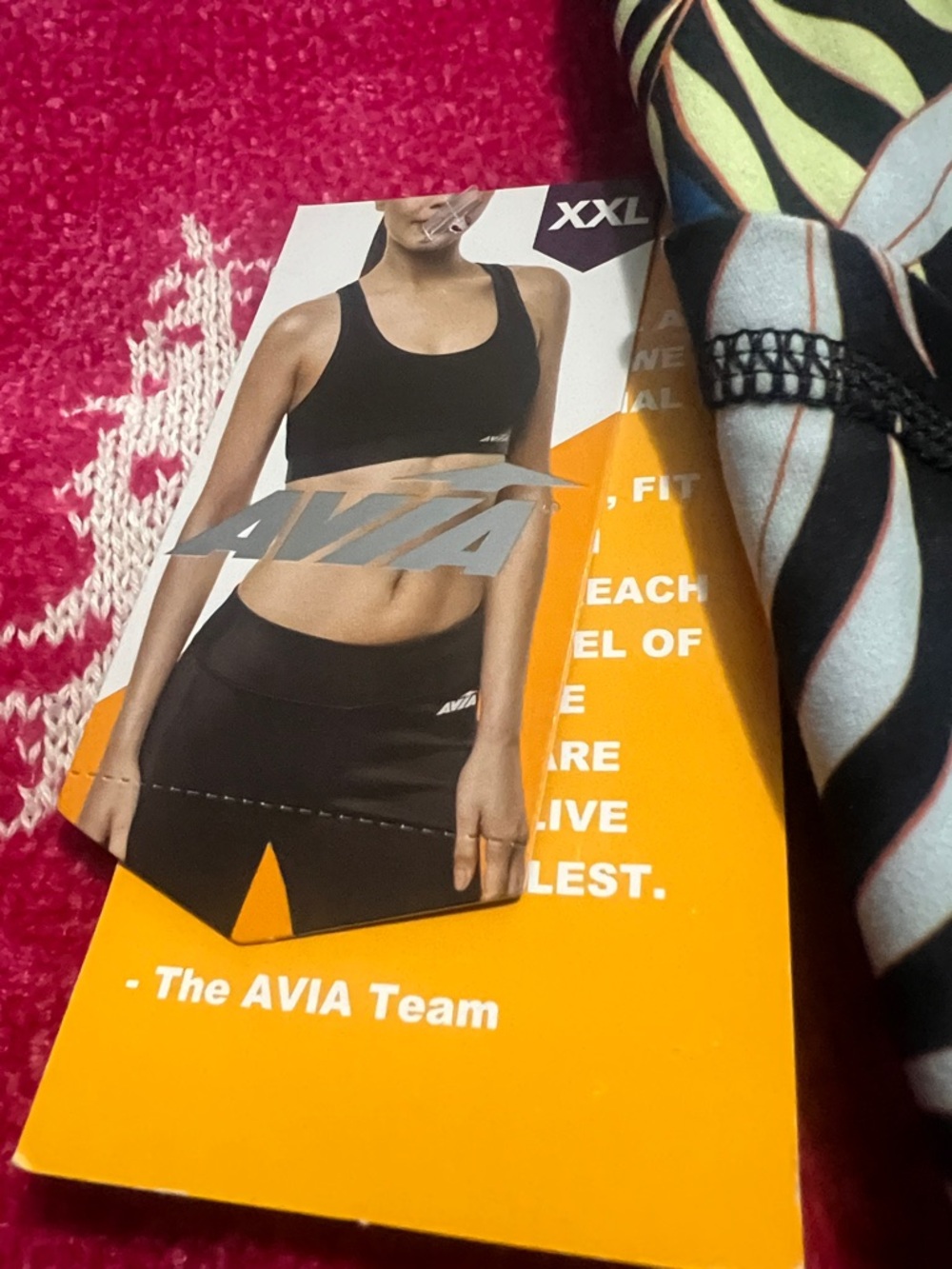 NWT Avia Tropical Floral High-Waist Leggings 2X - Picture 2 of 4